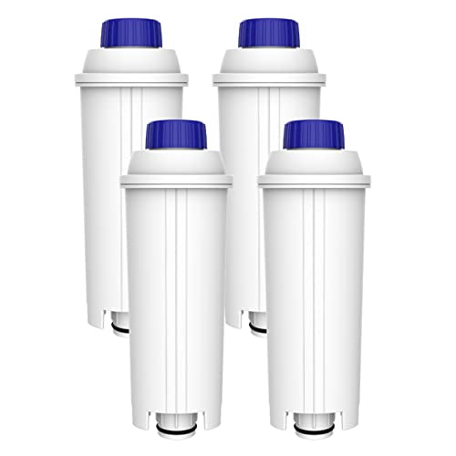 Maxblue Coffee Water Filter, Replacement for De'Longhi® Filter, 5513292811, DLS C002, CFL-950, SER3017, ECAM/ETAM Series, EC680, BCO420, TÜV SÜD Certified (Pack of 4)