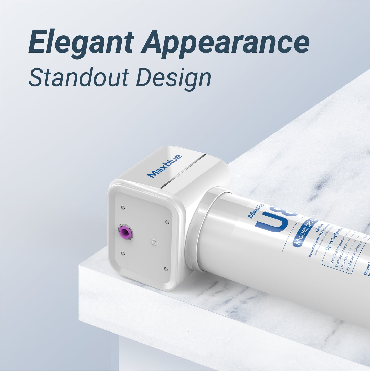 Maxblue U8-FC Under Sink Water Filter System