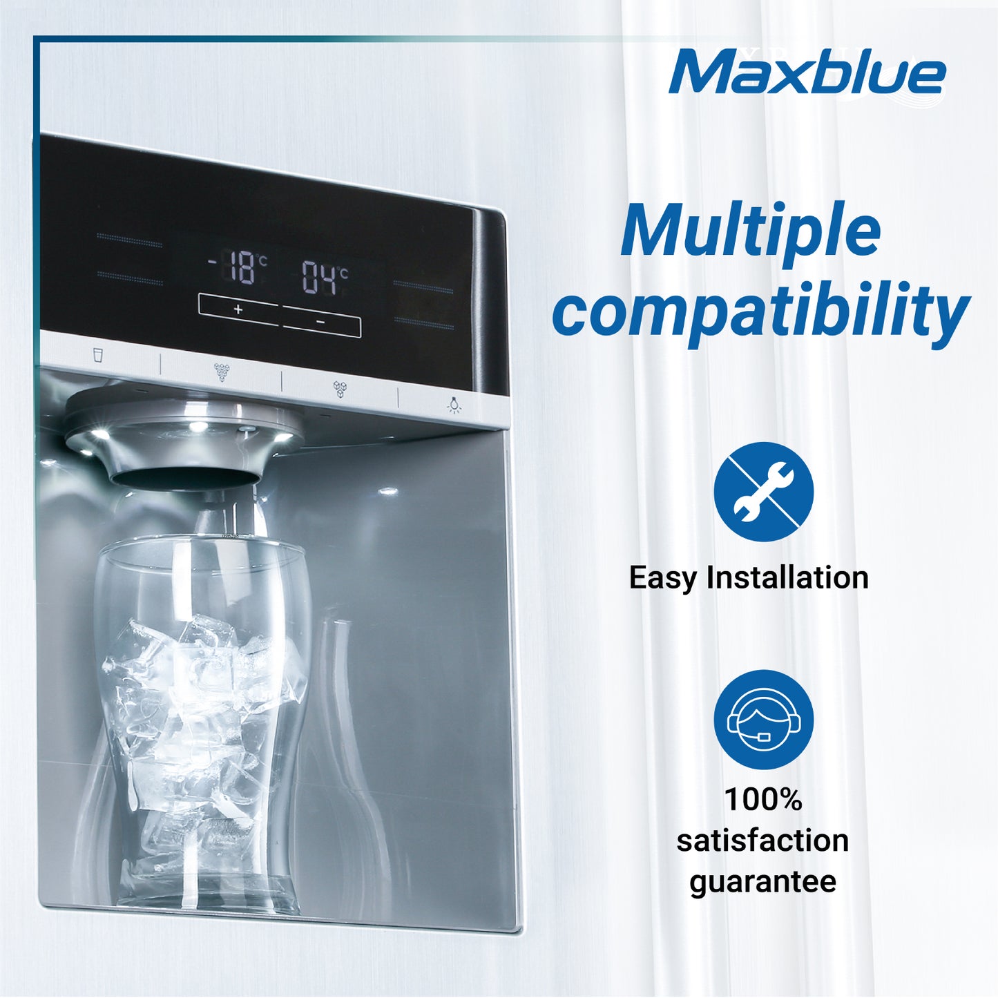 Maxblue MWF Refrigerator Water Filter Replacement for GE® MWF